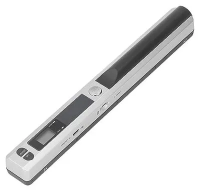 Handscanner, helles Display, JPG/PDF, 3 Modi, tragbar, Silber