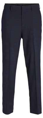 Immagine prodotto di JACK&JONES, pantaloni da uomo modello Jprbushwick Mathew, linea Reg Trouser, modello Anzughose, colore Night Sky/Check