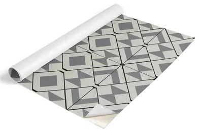 Imagen del producto de Película adhesiva para muebles - Película autoadhesiva de 65x130 cm - Película para muebles, ideal para armarios - Película para muebles, especialmente para la cocina - Resistente al agua - Lavable - Autoadhesiva - Sin burbujas de aire - Diseño geométrico moderno