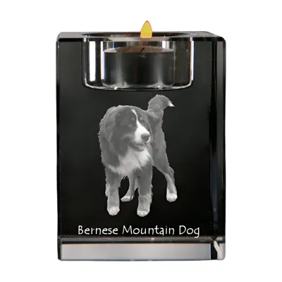 Imagen del producto de Art-Dog Portavelas para vela de té – Boyero de Berna