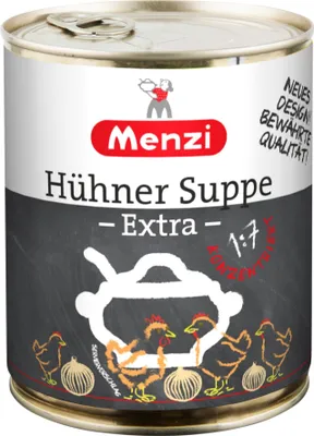 Zdjęcie produktu dla Menzi zupa z kurczaka ekstra skoncentrowana mocny smak 800ml