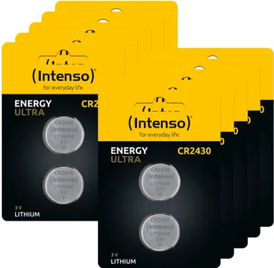Produktbild von 20 Intenso Energy Ultra CR 2430 Lithium Knopfzelle Batterien im 2er Blister