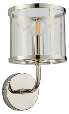 Immagine prodotto di Applique HOPTON in nichel 1xE14x15W in metallo, dimensioni: 25x14,5x18,5 cm, IP20, Endon