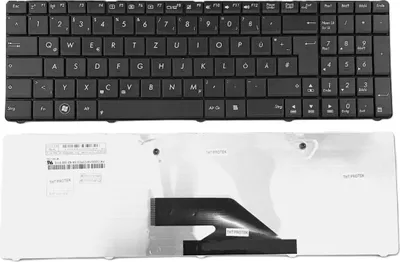 Produktbild von DEUTSCHE - Schwarz Tastatur Keyboard kompatibel für P/N: 0KNB0-6241GE00