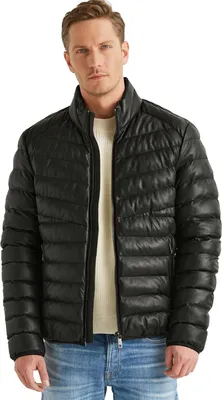 Produktbild von Milestone - Herren Lederjacke Steppjacke Lammnappa schwarz : 60