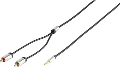 Produktbild von Premium Audiokabel Cinch / Klinke, 2,5m (41203)