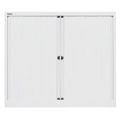 Produktbild von BISLEY Rollladenschrank EuroTambour Maße: 120 x 103 x 43 cm (B x H x T) Anzahl der Fachböden: 2 Fachböden
