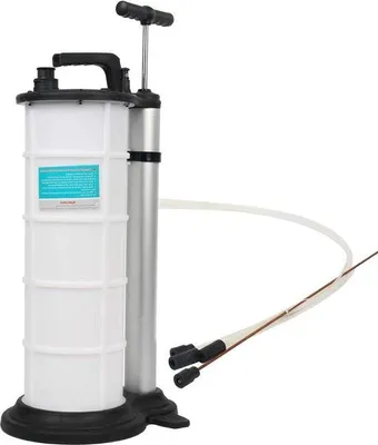 Produktbild von Ölabsaugpump mit 3 Schläuchen und Bremsenleuchter 9 Liter