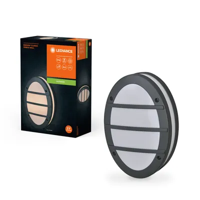 Produktbild von Ledvance Außenleuchte Wandlampe Endura Classic Orbick Wall Dunkelgrau IP65 max. 2 x 18W E27