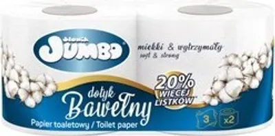 Produktbild von Jumbo Elefant Toilettenpapier Baumwolle 2Roller 3W