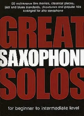 Produktbild von Great Saxophone Solos
