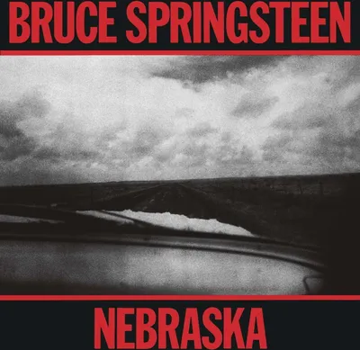 Album cover art for Bruce Springsteen's 'Nebraska'.