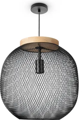 Produktbild von Pendelleuchte Esszimmerlampe Korblampen Metall Hängelampe Küche Industrie E27