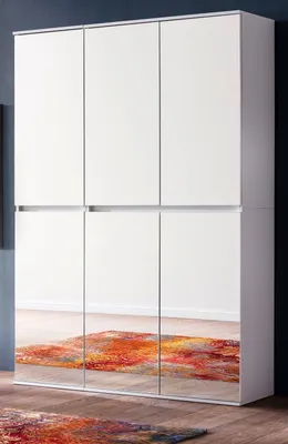 Produktbild von Garderobe Reflect in weiß Schuhschrank 6-türig 111 x 191 cm, variable Inneneinteilung