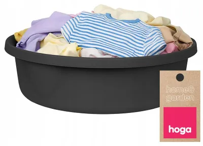Produktbild von Hoga Kunststoffschüssel Rund 20L Schwarz Praktisch