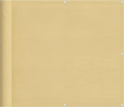 Obrázok produktu pre vidaXL Balkónová zástena na ochranu súkromia pieskové farby 90x600 cm 100% polyester oxford