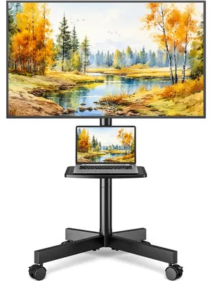 Zdjęcie produktu dla Mobilne podstawy do telewizorów plazmowych, LCD i LED o przekątnej od 23 do 60 cali - z regulacją wysokości