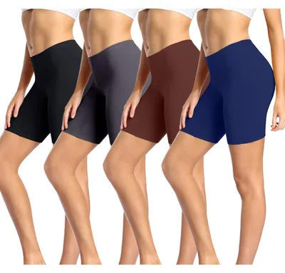 Produktbild von Damen Boxer Shorts Set von 4, Baumwolle, Mehrfarbig