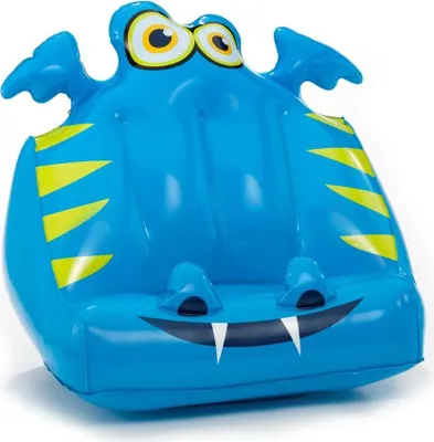 Produktbild von Bookmonster Air Blau | Darlie | Aufblasbares Lesekissen für Bücher und Tablets | Buchständer | Tablethalter | Lesehillfe