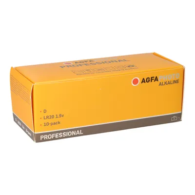 Immagine prodotto di Agfa Photo 110-858500 AgfaPhoto Batterie Alkaline Professional -D Mono 10St.