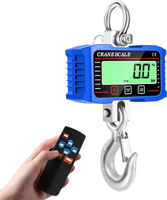 Produktbild von Digitales LCD-Display 2000kg Crance Skala tragbare elektronische Heavy Duty Gewicht Haken Kran Industriequalität Wiegen Meter mit 3-Einheit Umrechnungsfunktion