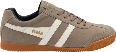 Produktbild von Gola Harrier Suede Herren Klassische Sneaker aus Veloursleder Grau (Rhino/Off White/Navy), CMA192-ZF