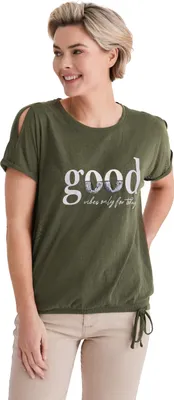 Produktbild von Stooker Women STCLEA PRINT Damen T-Shirt Regular Fit 36/38 oil green