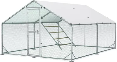 Obrázok produktu pre Klietka z kovu, rozmer 3x2x2 metre, odolná voči poveternostným vplyvom, s strechou a rebríkom