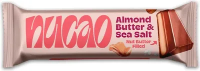 Produktbild von nucao Schokoladenriegel Almond Butter & Sea Salt 33g