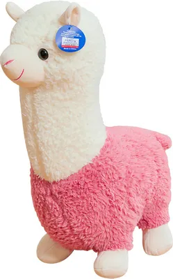 Produktbild von Süßes, weiches und kuscheliges Alpaka Plüschtier in Weiß, 38 cm, für Kinder und Erwachsene
