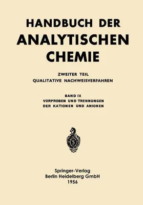 Immagine prodotto di Vorproben und Trennungen der Kationen und Anionen