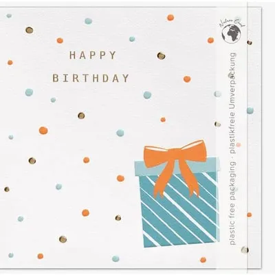 Produktbild von Geburtstag - Good Vibes - Glückwunschkarte im Format 15,5 x 15,5 cm
