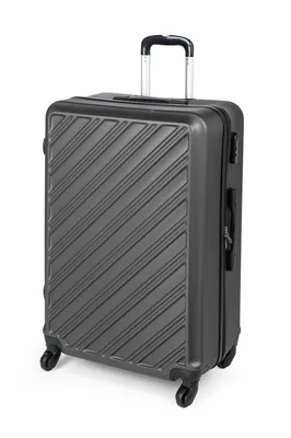 Produktbild von Hartschalenkoffer Reisekoffer mit Rollen Koffer & Trolleys mit Zahlenschloss Teleskopgriff Grau 49x29x75 cm