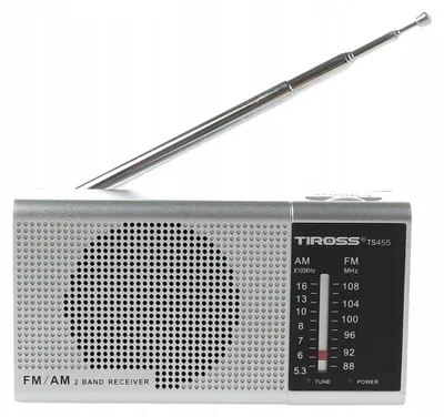 Zdjęcie produktu dla RADIO PRZENOŚNE Mini Małe FM AM na Baterie 455
