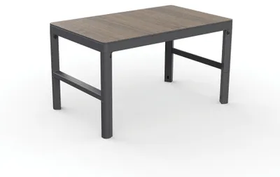 Obrázek produktu pro Zahradní stůl Keter Lyon / Scandi - 116 x 71 x 40 – 65 cm - grafit / ořech