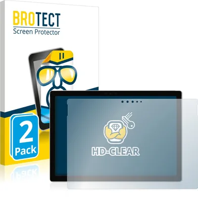 Produktbild von 2x Für Microsoft Surface Pro 6 Schutzfolie BROTECT Displayschutz Display Schutz Folie Klar Transparent