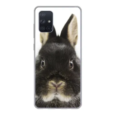 Produktbild von MuchoWow® Handyhülle Schutzhülle Hülle für Samsung Galaxy A51 5G Kaninchen - Haustiere - Fell Silikon Softcase Handy Hülle - Abbildung