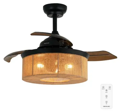 Produktbild von Cecotec 08624, Haushalts-Lamellenlüfter, Gold, Zimmerdecke, 15 m², 92 cm, Fernbedienung