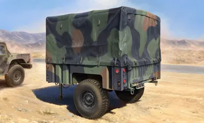 Obrázek produktu pro M1101/1102 Lehký taktický přívěs (LTT) / 1:35