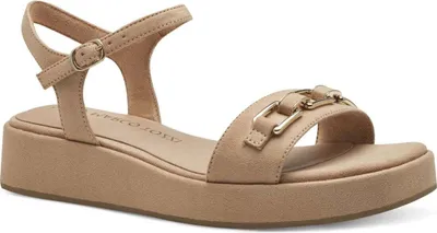 Produktbild von Marco Tozzi Damen Klassische Sandalen 2-28212-42 422 Farbe: Beige Größe: 42