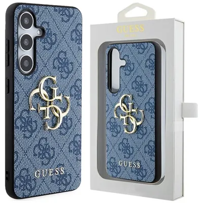 Obrázek produktu pro Guess GUHCS24M4GMGBL Samsung Galaxy S24+ Plus hardcase 4G Big Metal Logo blue