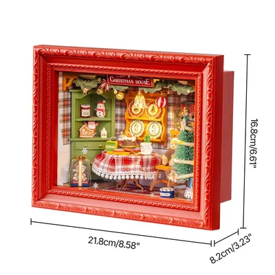 Produktbild von ROBOTIME DP005, DIY-Miniaturhaus, Junge/Mädchen, 14 Jahr(e), Erwachsene/Kinder, Mehrfarbig, 125 Stück(e)