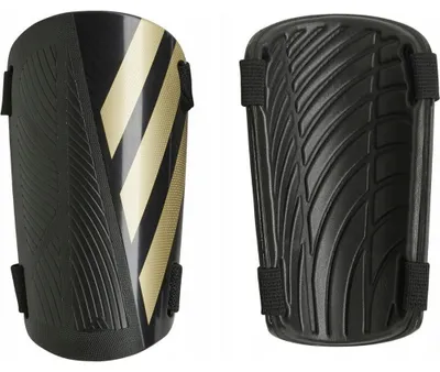 Productafbeelding van Adidas - Kinderen trainingsscheenbeschermers "Tiro" PP5335 (160 cm - 140 cm) (Zwart/Goud)
