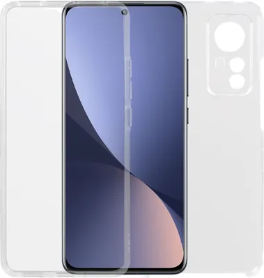 Produktbild von Für Xiaomi Mi 12 Polyurethan/ TPU Handy Tasche Transparent beidseitig Hülle Etuis Cover