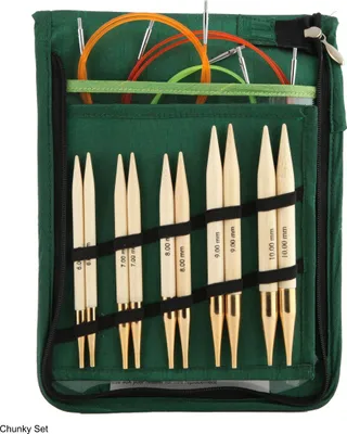 Produktbild von KnitPro wechselbare Nadelspitzen Sets Bamboo : Chunky Set KnitPro Sets: Chunky Set