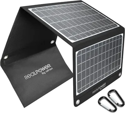 Produktbild von RealPower Solarpanel SP-22E 22 Watt 3 Panel Faltbar