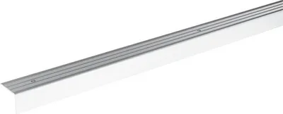 Produktbild von SKANDOR Treppenkantenprofil silber eloxiert gelocht 24,5x20x900 mm