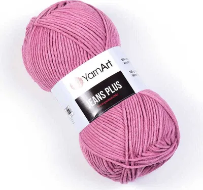 Obrázek produktu pro YarnArt Jeans Plus příze 100 g / 160 m - barva 65 tmavý vřes - pletací a háčkovací příze