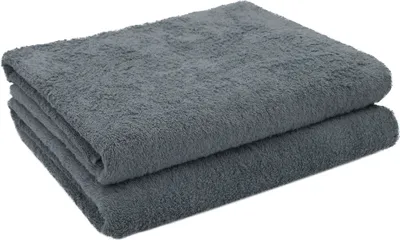 Produktbild von Badetücher 2er Set, grau, 100x150 cm, 100 % Baumwolle