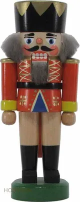 Produktbild von Nussknacker König rot BxHxT 7x17x5cm NEU